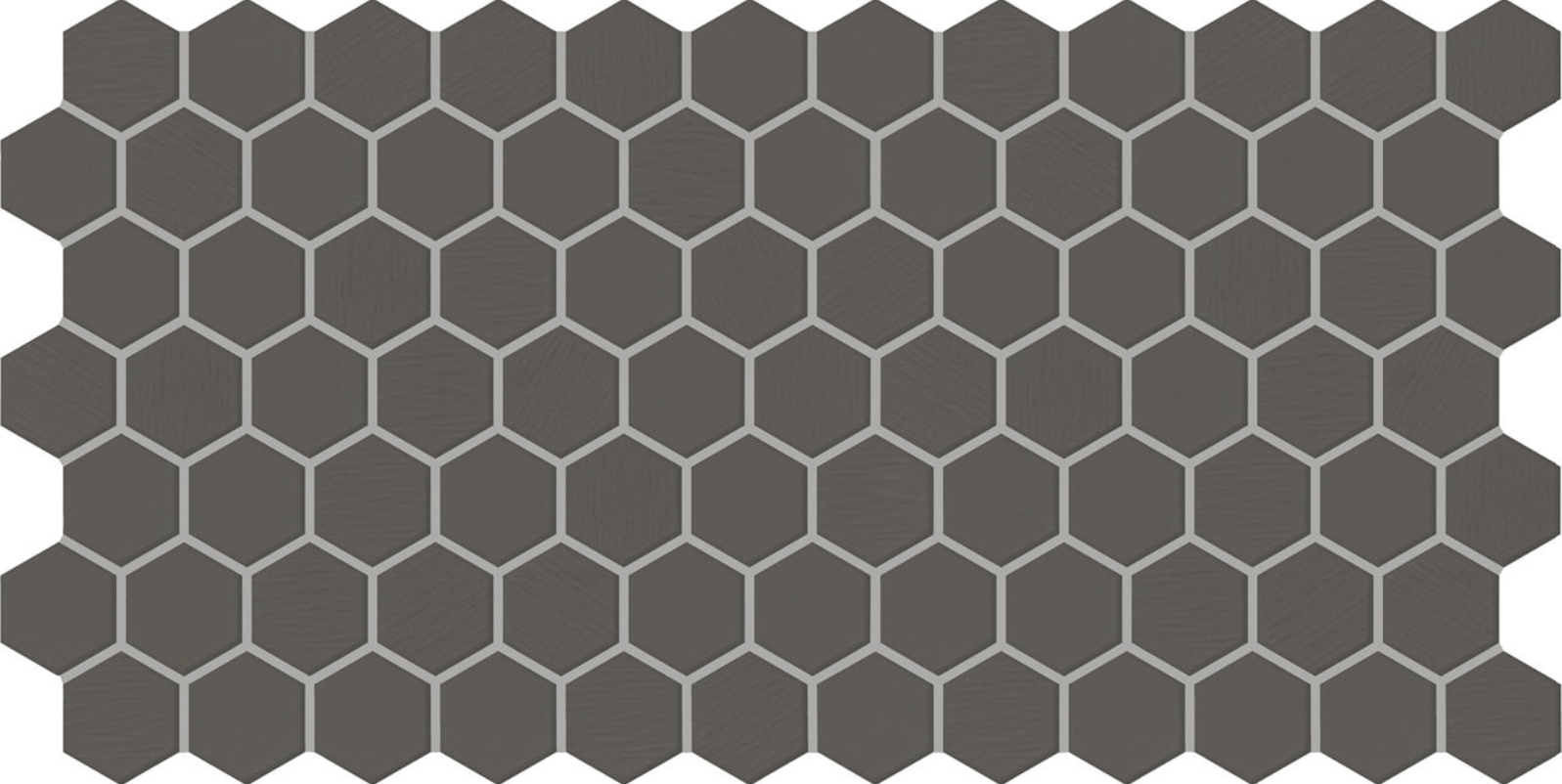 Tile Daltile - Keystones - Black 2" Hexagon Criss Cross Mosaic Daltile