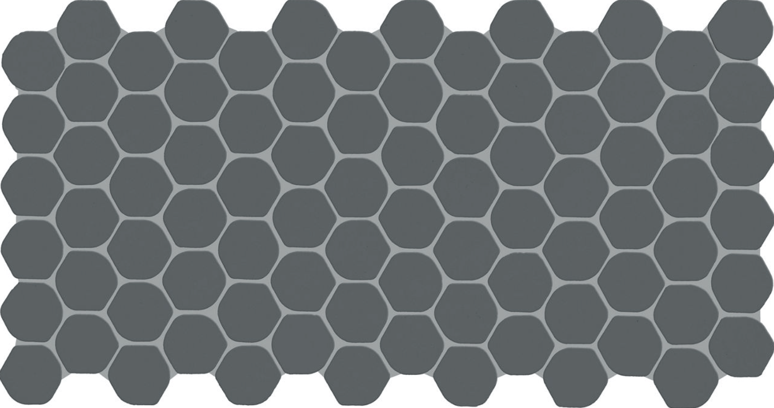 Tile Daltile - Keystones - Castlerock Organic 2" Hexagon Mosaic Daltile