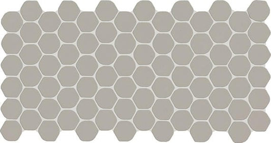 Tile Daltile - Keystones - Desert Gray Organic 2" Hexagon Mosaic Daltile