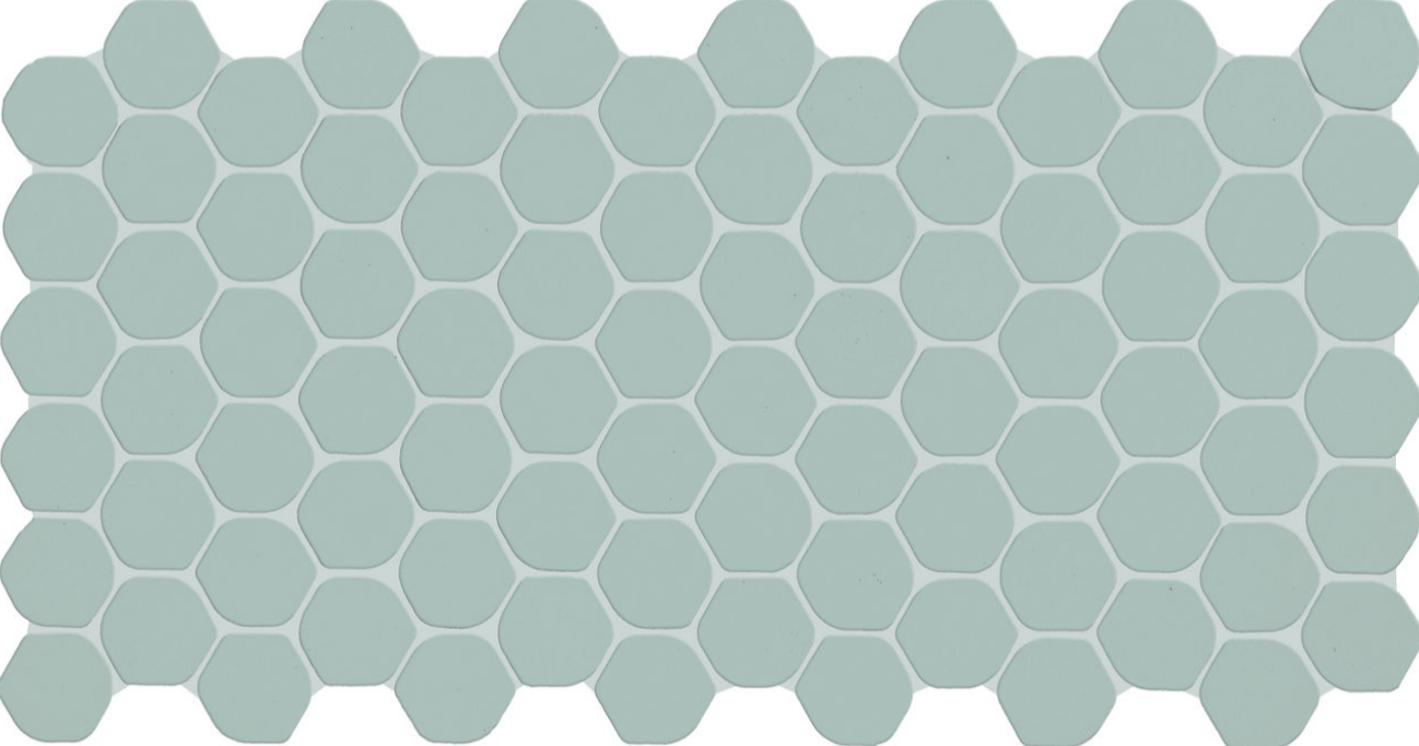 Tile Daltile - Keystones - Spa Organic 2" Hexagon Mosaic Daltile