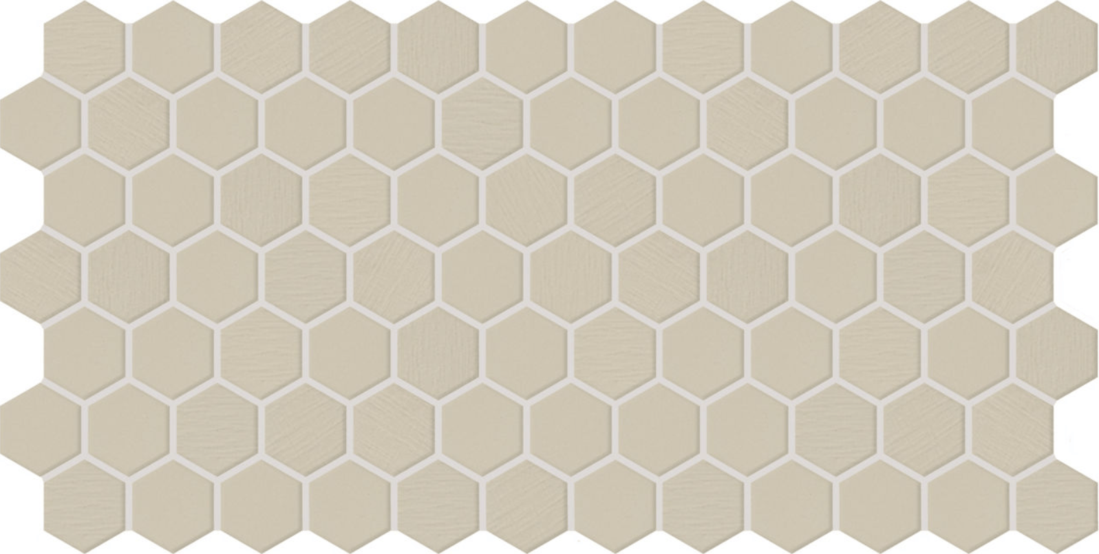 Tile Daltile - Keystones - Urban Putty Organic 2" Hexagon Mosaic Daltile
