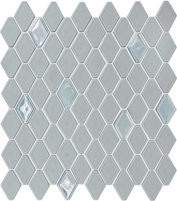 Tile Daltile - Starcastle - Wonderstar Elongated Hexagon - Glass Mosaic Daltile