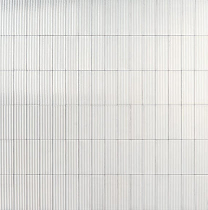 Tile Marazzi - Rice - Bianco Structure Rectangle 3x8 Raked Glossy - Tile Marazzi