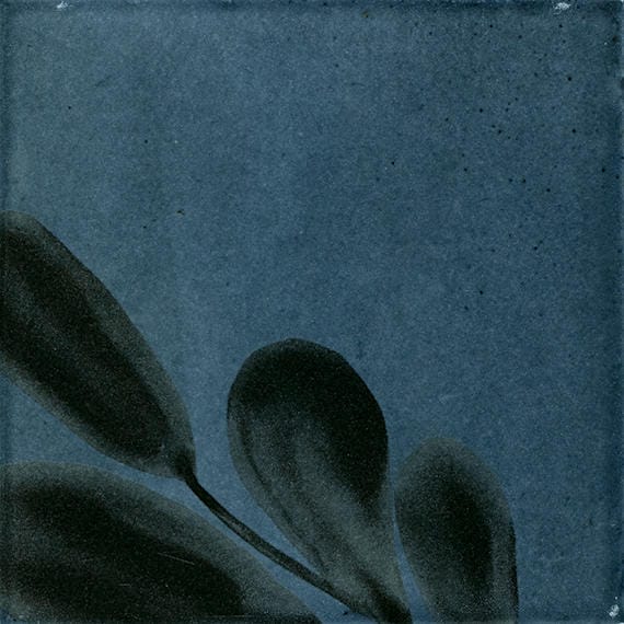Tile Marazzi - Rice - Blu Deco Blossom Square 6x6 Glossy - Tile Marazzi