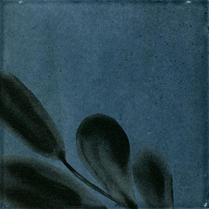 Tile Marazzi - Rice - Blu Deco Blossom Square 6x6 Glossy - Tile Marazzi