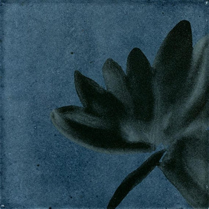 Tile Marazzi - Rice - Blu Deco Blossom Square 6x6 Glossy - Tile Marazzi