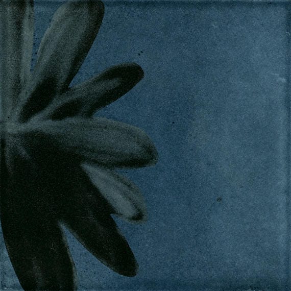 Tile Marazzi - Rice - Blu Deco Blossom Square 6x6 Glossy - Tile Marazzi