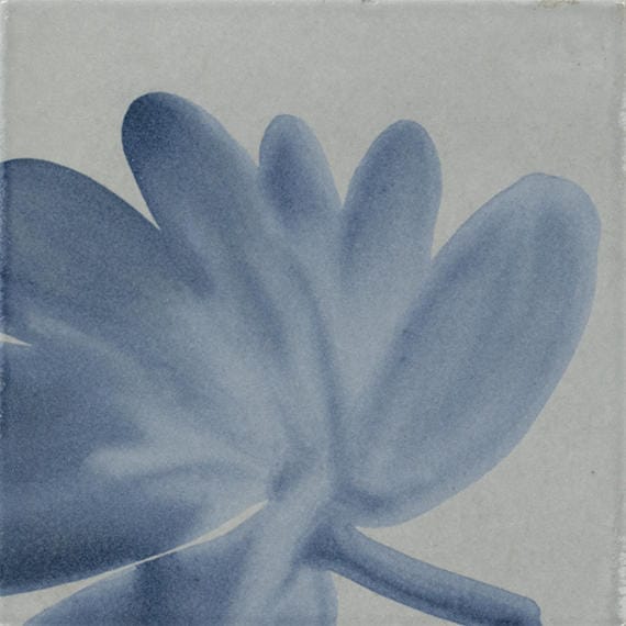 Tile Marazzi - Rice - Grigio Deco Blossom Square 6x6 Glossy - Tile Marazzi