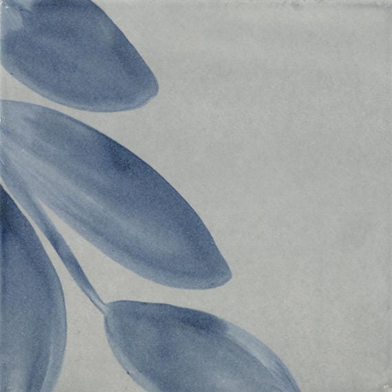 Tile Marazzi - Rice - Grigio Deco Blossom Square 6x6 Glossy - Tile Marazzi