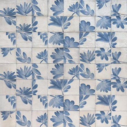Tile Marazzi - Rice - Natural Deco Blossom Square 6x6 Glossy - Tile Marazzi