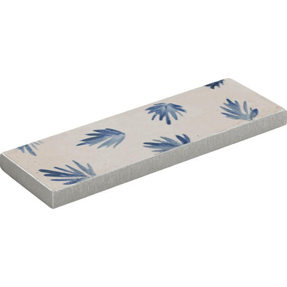 Tile Marazzi - Rice - Natural Deco Leaf Rectangle 2x6 Glossy - Tile Marazzi