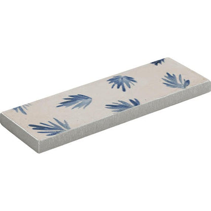 Tile Marazzi - Rice - Natural Deco Leaf Rectangle 2x6 Glossy - Tile Marazzi