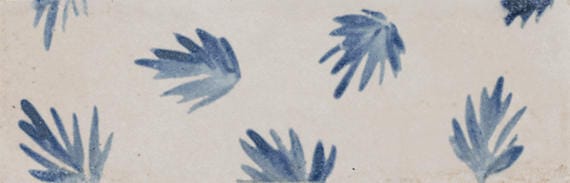 Tile Marazzi - Rice - Natural Deco Leaf Rectangle 2x6 Glossy - Tile Marazzi