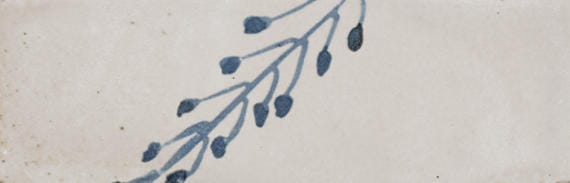 Tile Marazzi - Rice - Natural Deco Leaf Rectangle 2x6 Glossy - Tile Marazzi