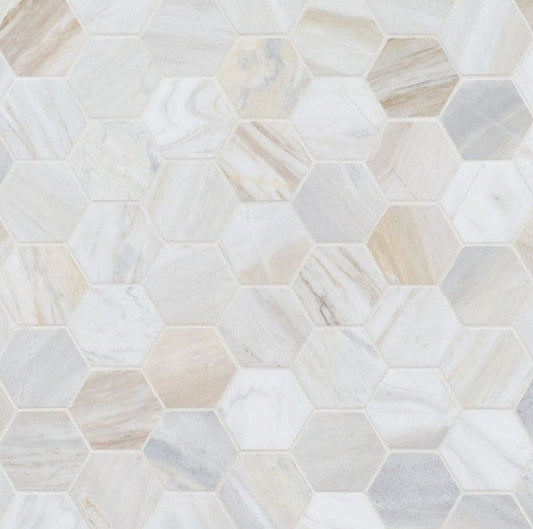 Tile MSI - Athena Gold 2" Hexagon Honed Tile MSI