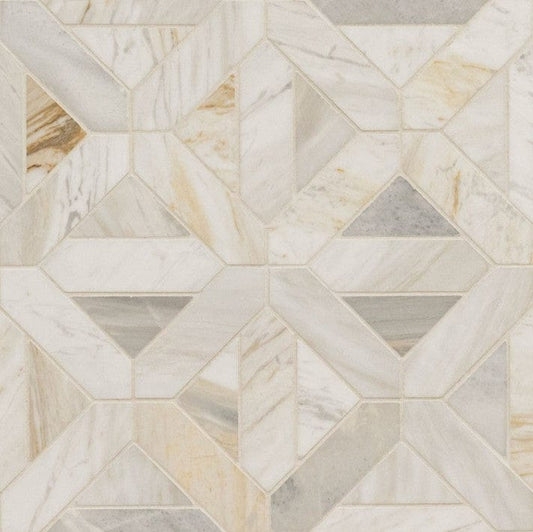 Tile MSI - Athena Gold Geometrica Honed Tile MSI