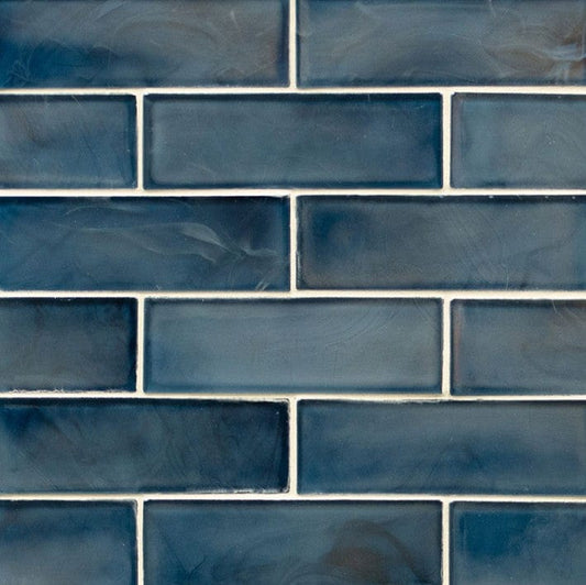 Tile MSI - Blue Shimmer Glass Subway Tile MSI