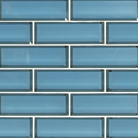 Tile MSI - Haiku Sapphire Glass Subway Tile 2x6 MSI
