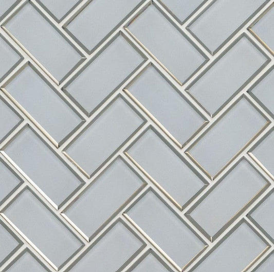 Tile MSI - Ice Bevel Herringbone 8mm Tile MSI
