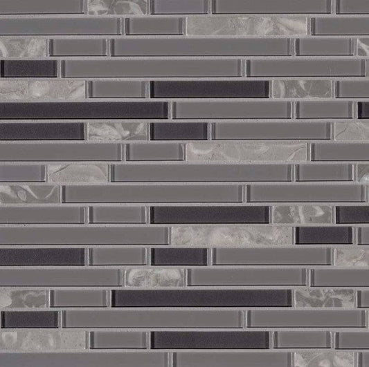 Tile MSI - Lorena Grigio Interlocking 4mm Tile MSI