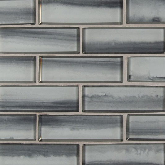 Tile MSI - Ombre Grigia Glass Tile MSI