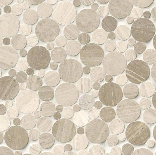 Tile MSI - Rio Lago - Serenity Stone Pebble Polished MSI