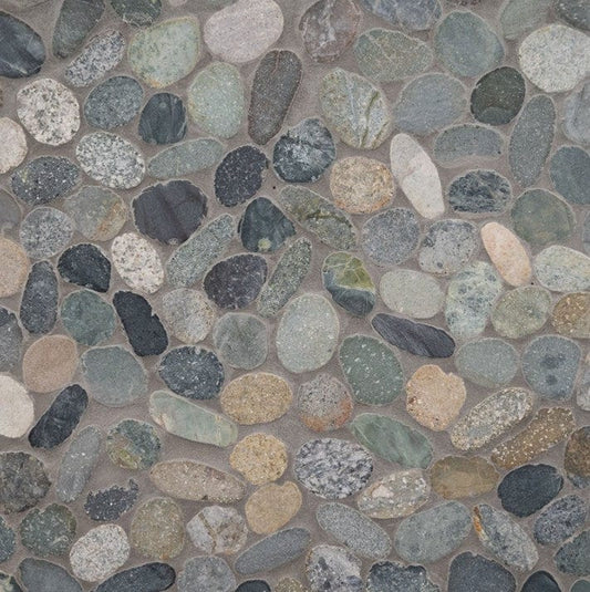 Tile MSI - Rio Lago - Sliced Rainforest Pebble MSI