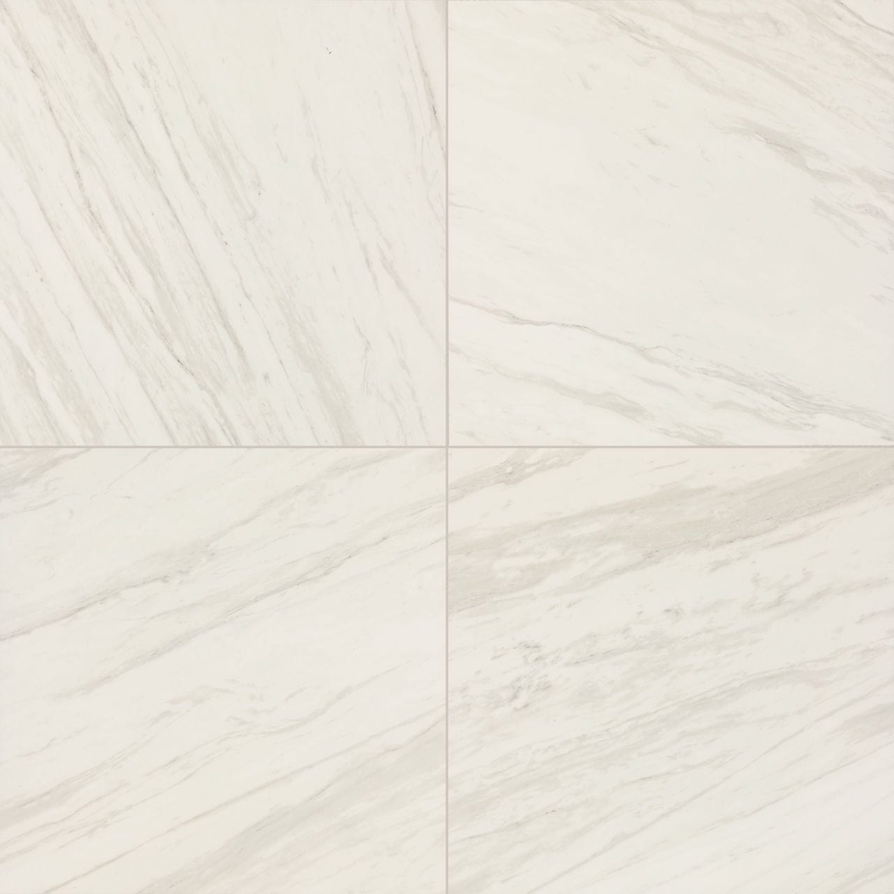 Floor Tile Daltile - Perpetuo - Timeless White Square 24x24 Matte - Floor Tile Daltile
