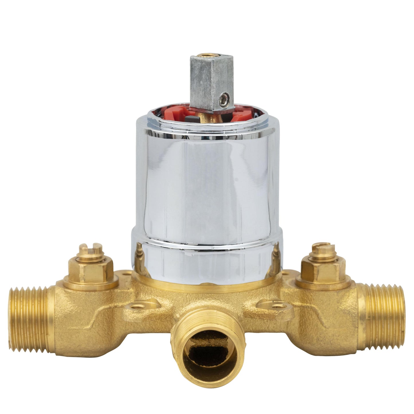 Tub & Shower Faucet MSI - 1-Handle 1-Spray Tub and Shower Faucet with Pressure Balance Valve - 608 Gold MSI
