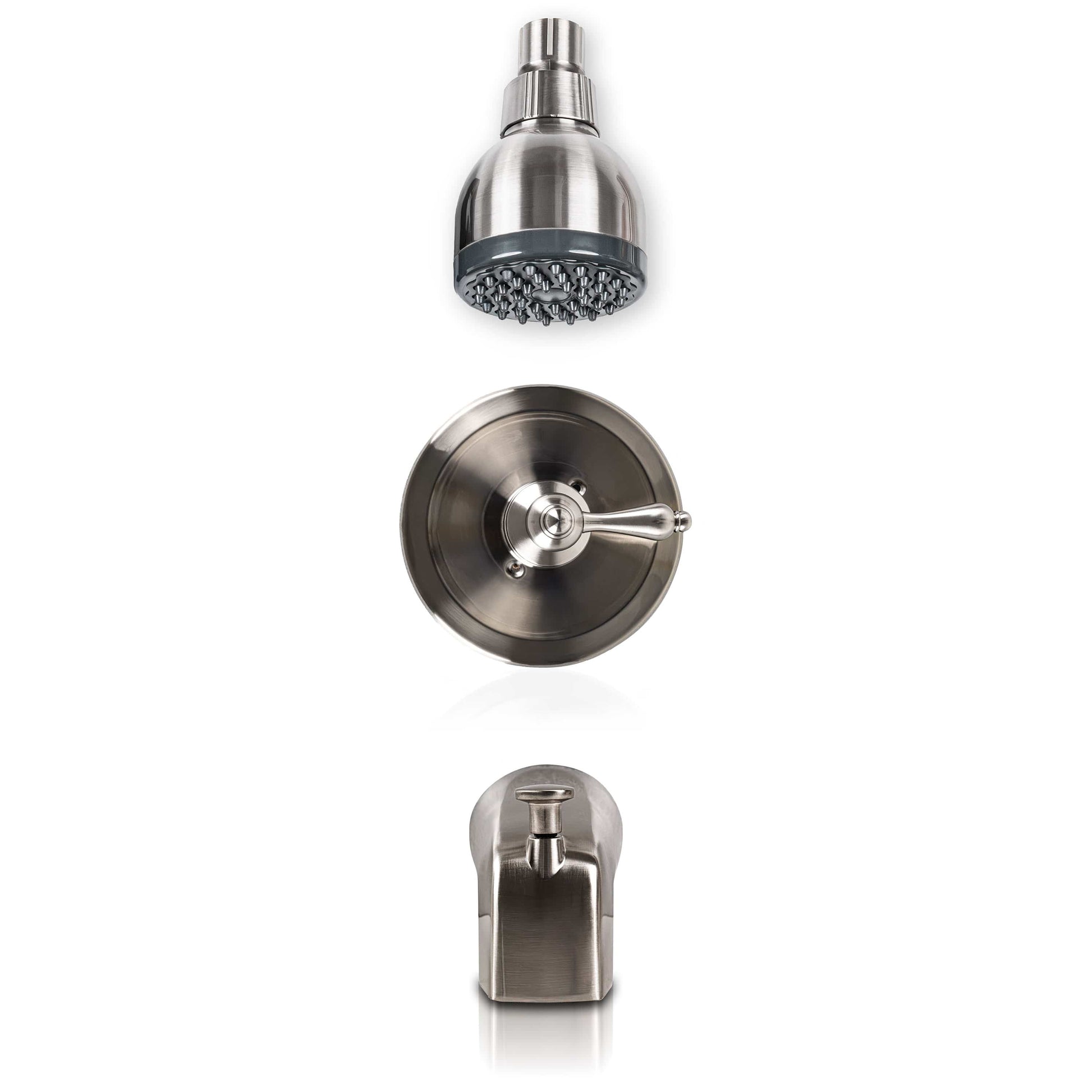 Tub & Shower Faucet MSI - 1 Handle Shower/Tub Faucet With Valve - 607 Brush Nickel MSI
