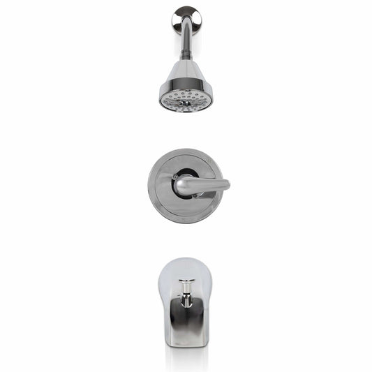 Tub & Shower Faucet MSI - 1 Handle Shower/Tub Faucet With Valve - 608 Chrome MSI