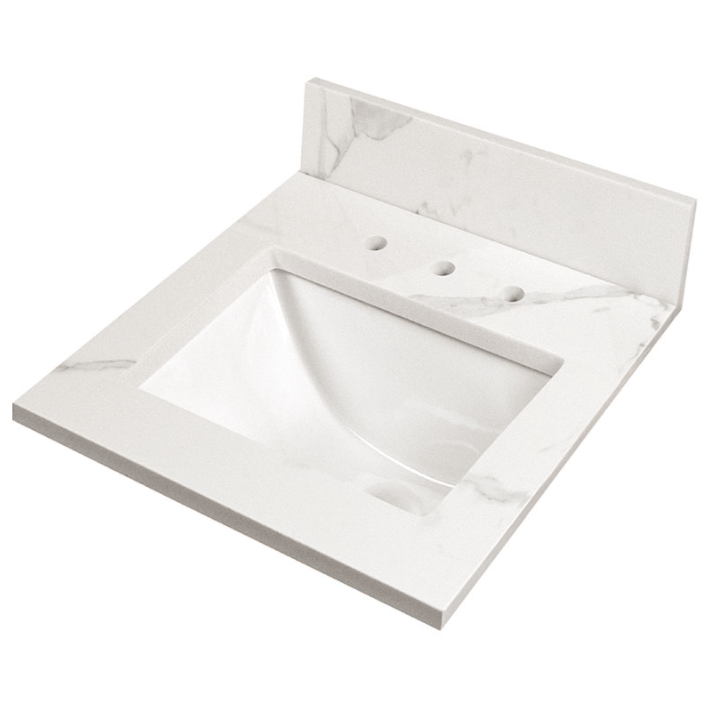 Vanity Top MSI - Calacatta Nowy 31x22 Polished MSI