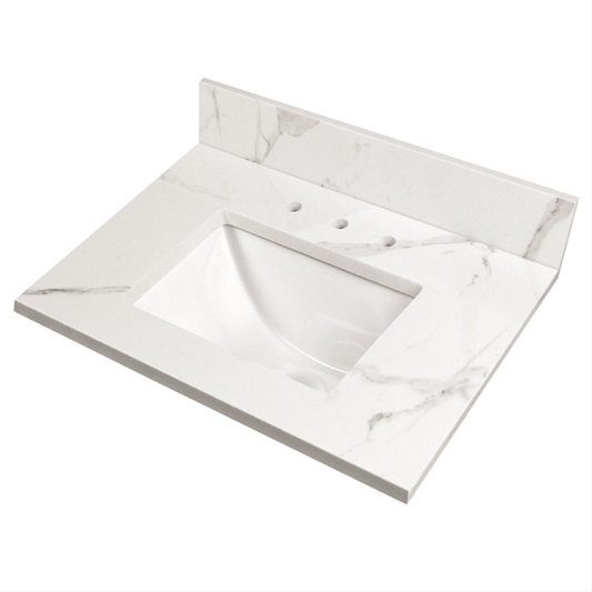 Vanity Top MSI - Calacatta Nowy 37x22 Polished MSI