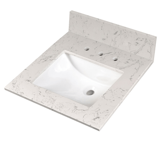 Vanity Top MSI - Carrara Sky 31x22 Polished Vanity Top MSI