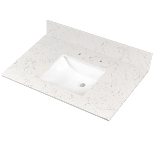 Vanity Top MSI - Carrara Sky 49x22 Polished Vanity Top MSI