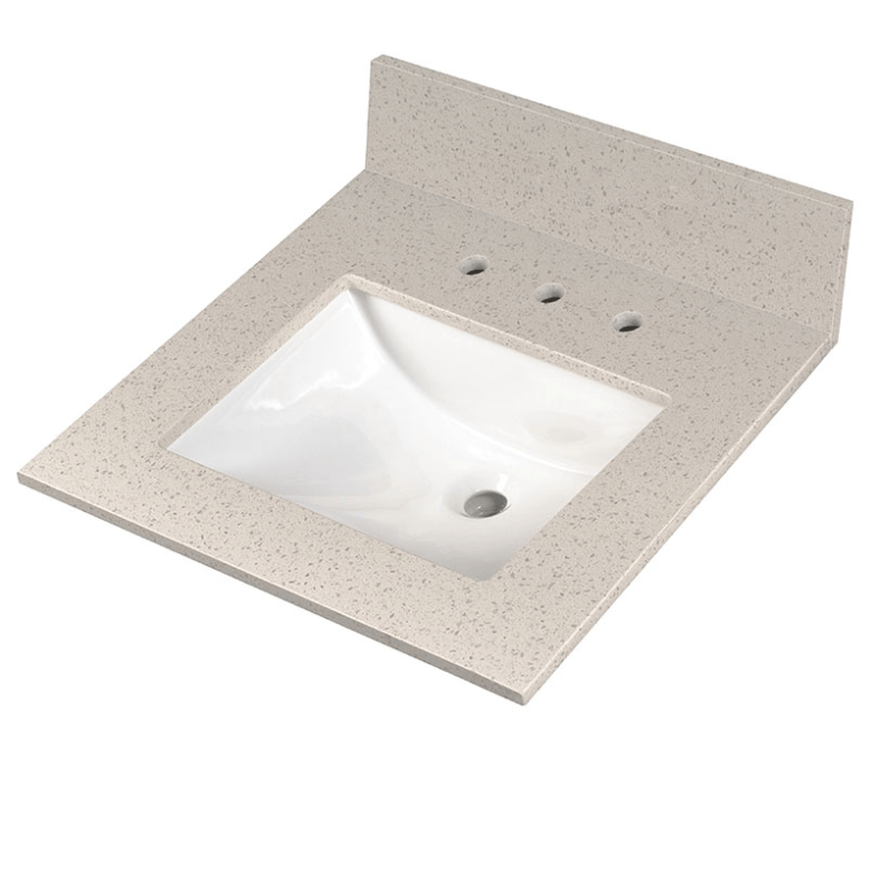 Vanity Top MSI - Iced White 31x22 Polished Vanity Top MSI