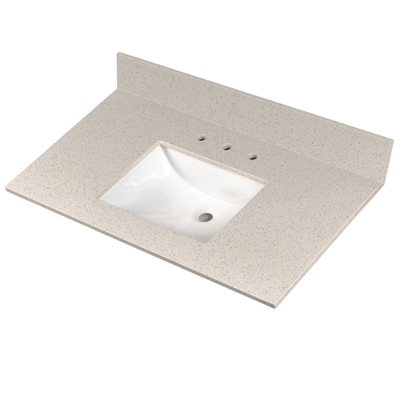 Vanity Top MSI - Iced White 49x22 Polished Vanity Top MSI
