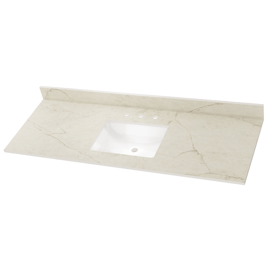Vanity Top MSI - Solitaj 61x22 Single Bowl Polished Vanity Top MSI