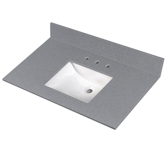 Vanity Top MSI - Sparkling Gray 49x22 Polished Vanity Top MSI