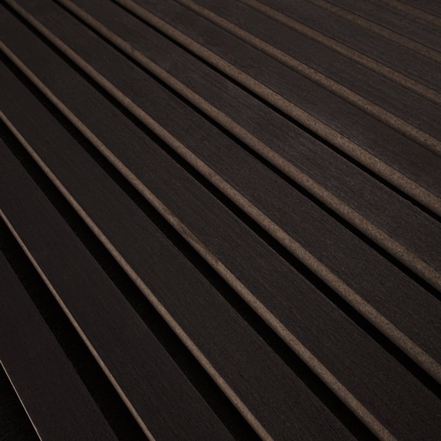 Wall Panel MSI - Acoustic Wood Slat - Ebony - Panel MSI