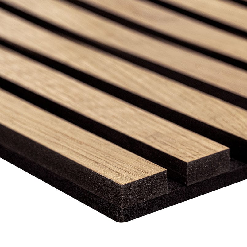 MSI Acoustic Wood Slat Natural Wall Panels - 120 inch