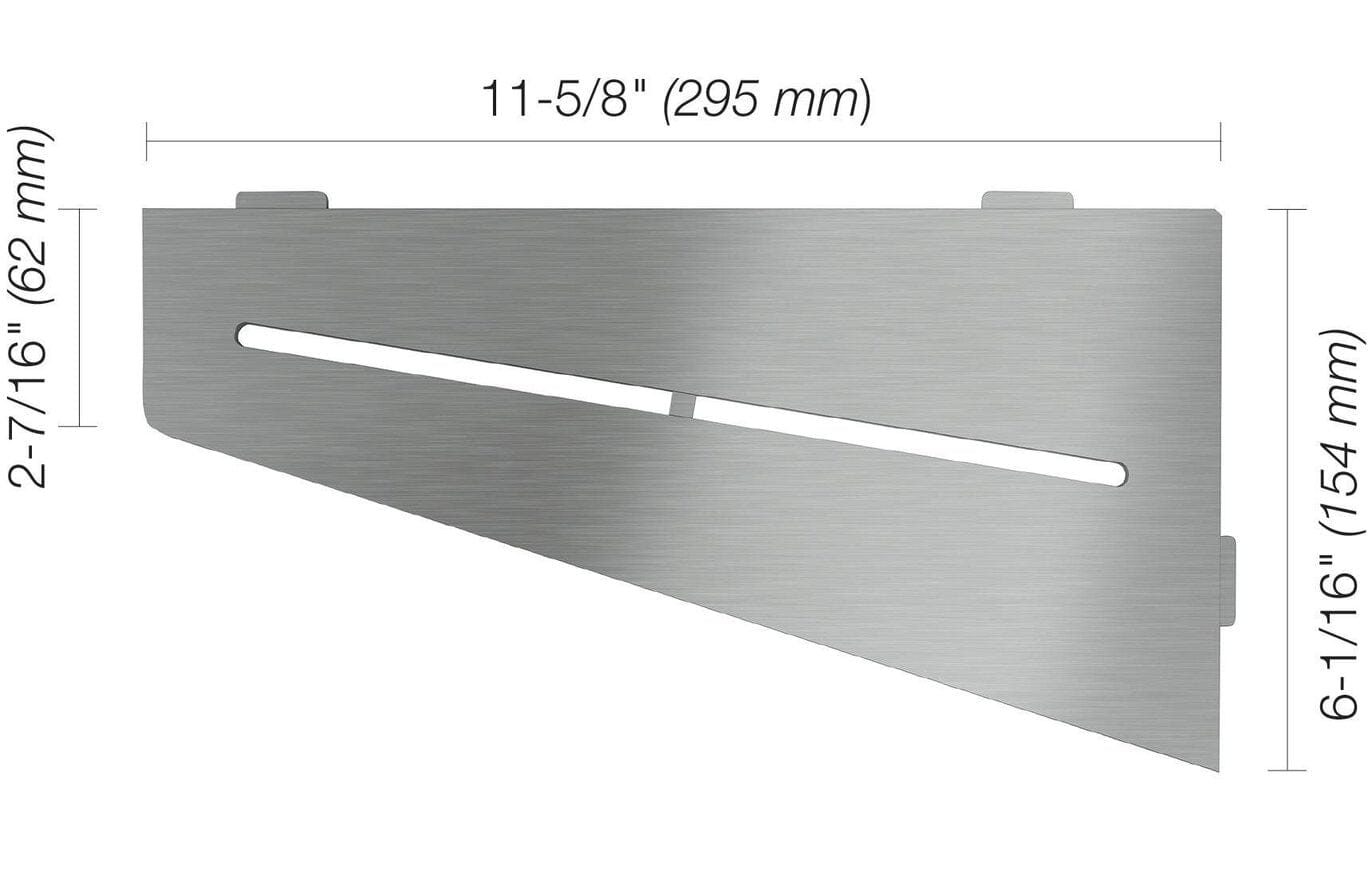 Wall Shelf Schluter® SHELF-E - Pure - Quadrilateral Corner Shelf Schluter