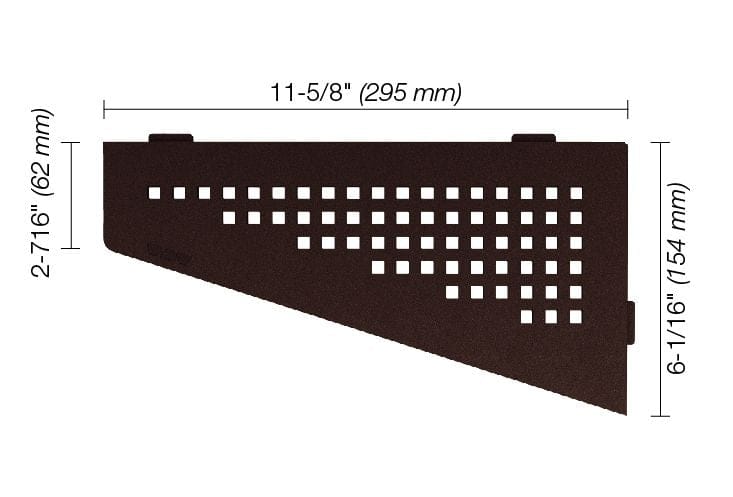 Wall Shelf Schluter® SHELF-E - Square - Quadrilateral Corner Shelf Schluter