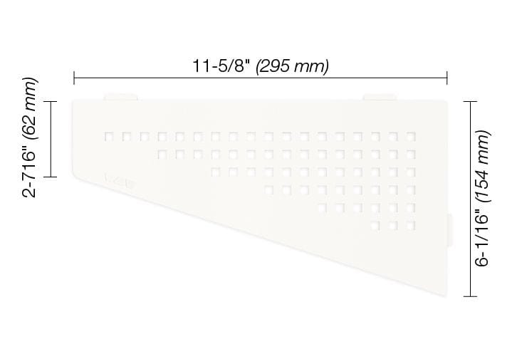 Wall Shelf Schluter® SHELF-E - Square - Quadrilateral Corner Shelf Schluter