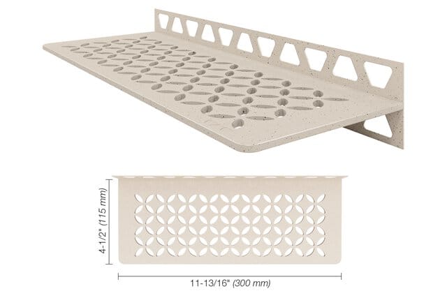 Wall Shelf Schluter® - SHELF-W - Floral - Wall Shelf Schluter