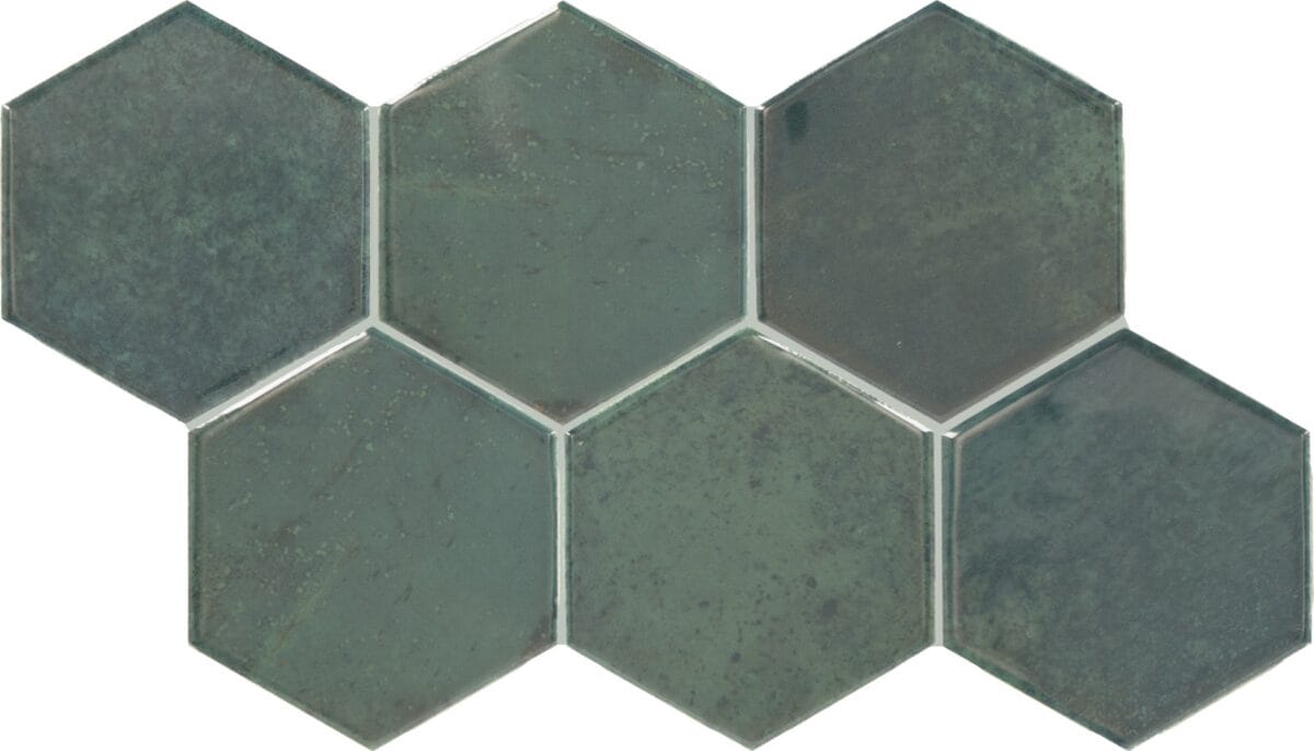 Wall Tile Daltile - Mesmerist - Allure 4" Hexagon Undulated - Wall Tile Daltile