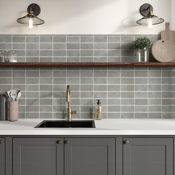 Wall Tile Daltile - Mesmerist - Charm 3" x 6" Rectangle Undulated - Wall Tile Daltile