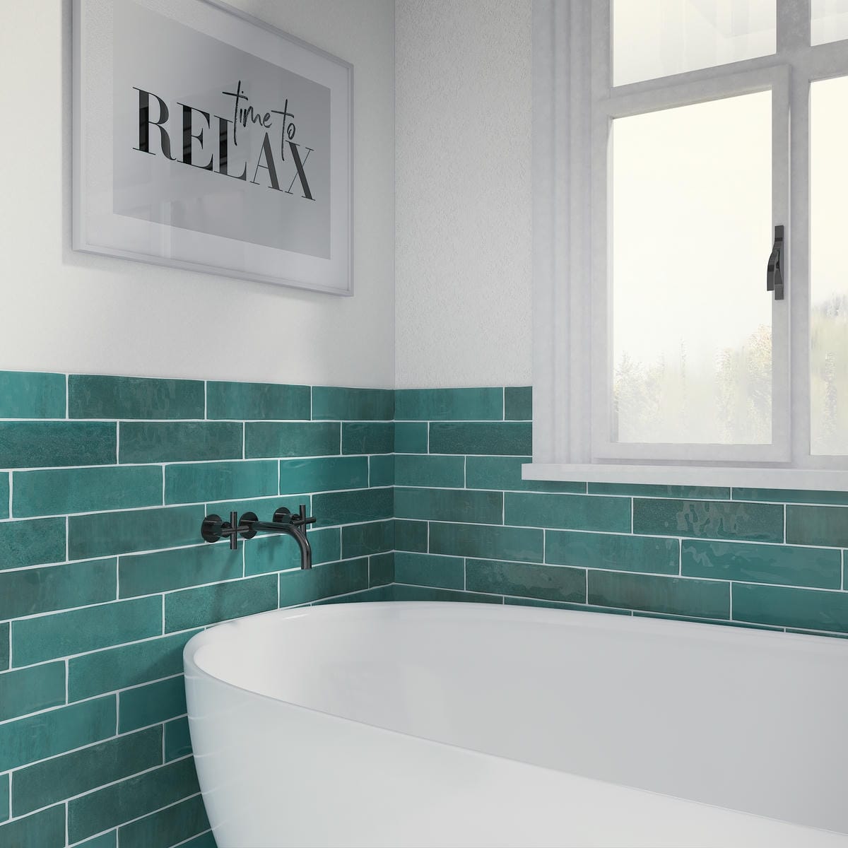 Wall Tile Daltile - Mesmerist - Mystique 3" x 12" Rectangle Undulated - Wall Tile Daltile