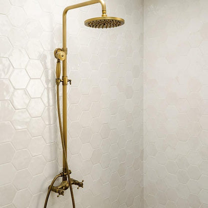 Wall Tile Daltile - Mesmerist - Spirit 4" Hexagon Undulated - Wall Tile Daltile