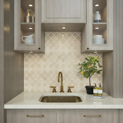 Wall Tile Daltile - Mesmerist - Trance 3x3 Arabesque Mosaic Daltile